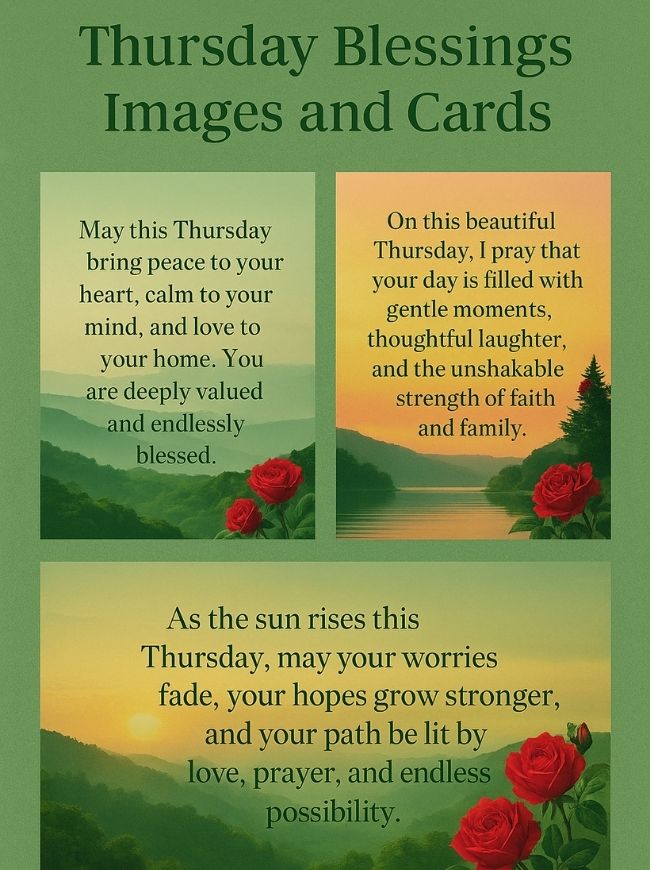 100+ Thursday Blessings: Morning Prayers, Quotes & Inspiration