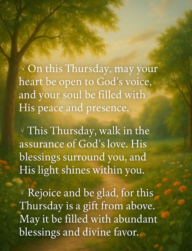 100+ Thursday Blessings: Morning Prayers, Quotes & Inspiration