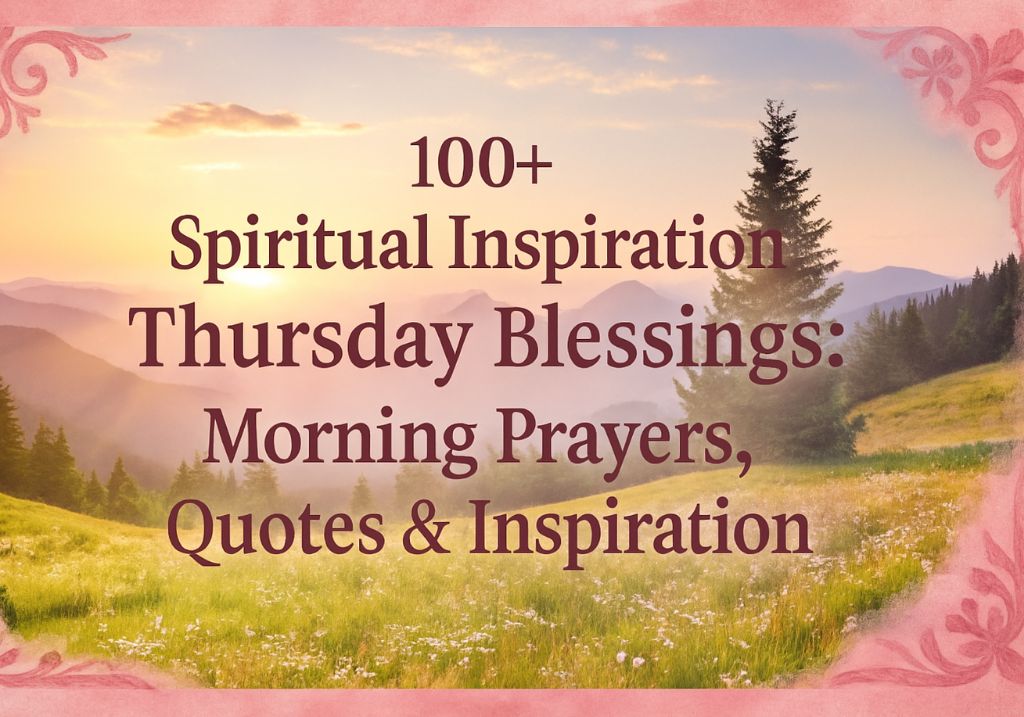 100+ Thursday Blessings: Morning Prayers, Quotes & Inspiration