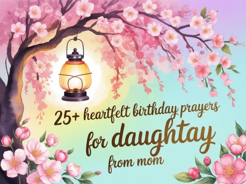 25+ Heartfelt Birthday Prayers for Daughter from Mom
