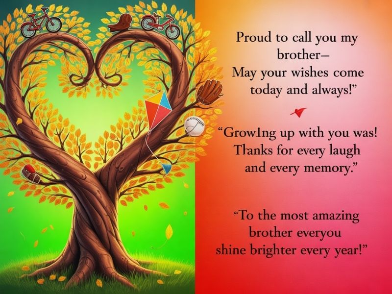 Birthday wishes from brother to brother
