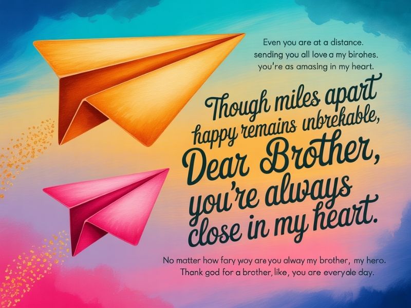 Touching Messages for Long-Distance Brother