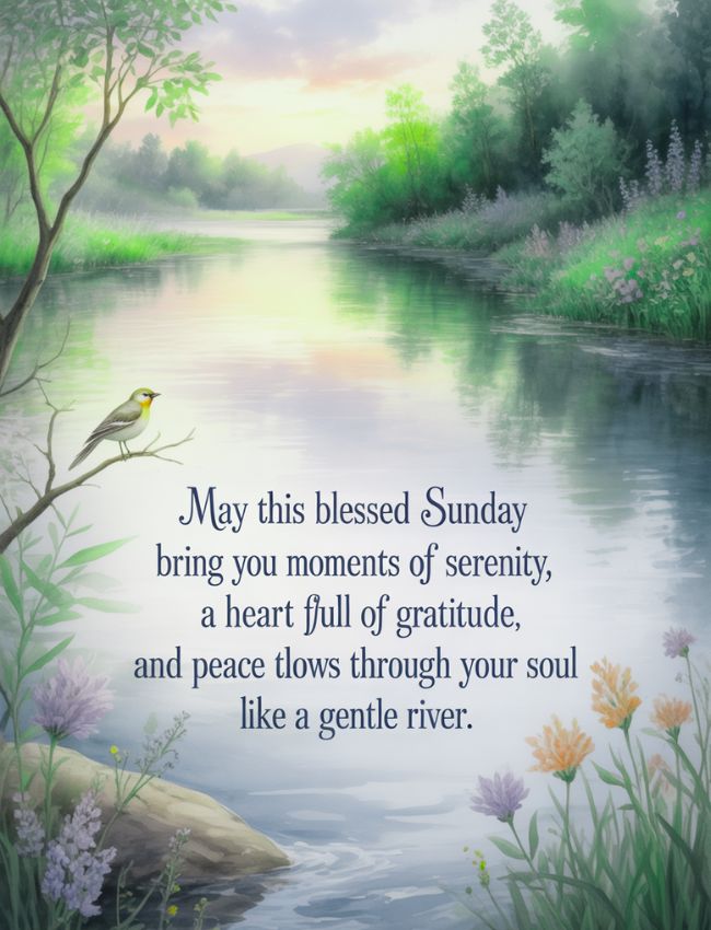 Cute Happy Sunday Blessings