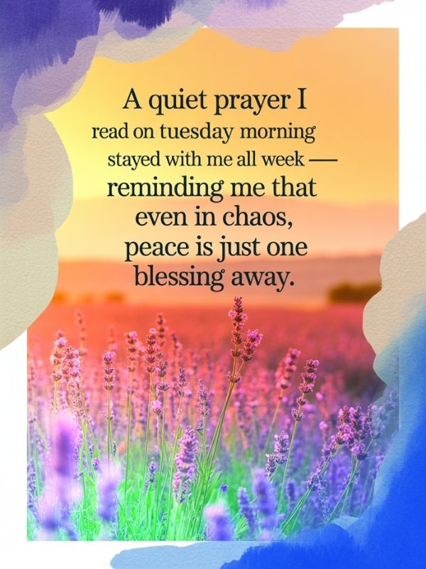 Tuesday Blessings: Uplifting Quotes, Messages & Morning Inspirations