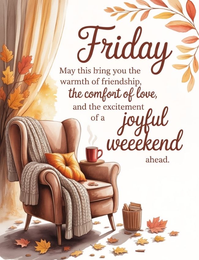 Friday Blessings and Messages for a Peaceful Weekend
