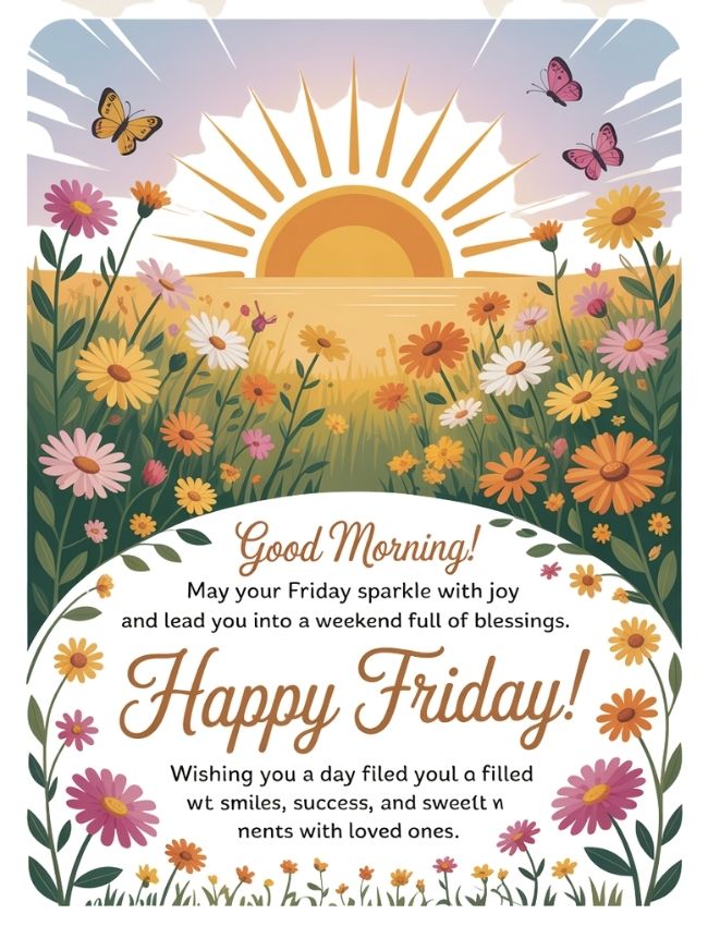 Good Morning Friday Messages to Share with Friends and Family