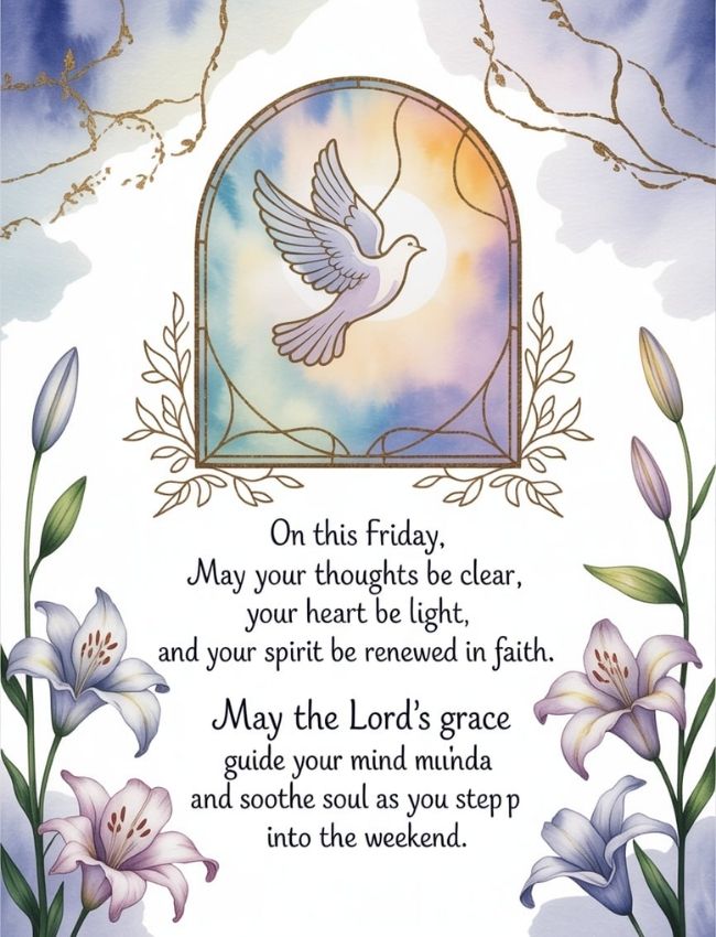 Friday Blessings and Messages for a Peaceful Weekend